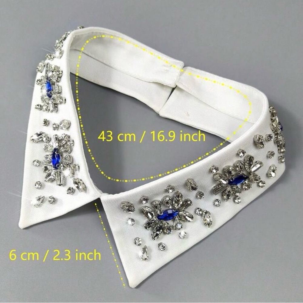 💎 Embellished Dickey Collar 💎